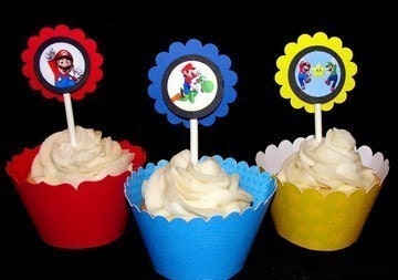 Super Mario Brothers Cupcake Toppers 2