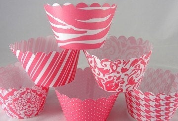 Pink Cupcake Wrappers