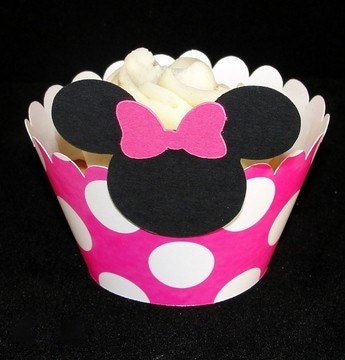 Minnie Mouse Hot Pink Birthday Cupcake Kit