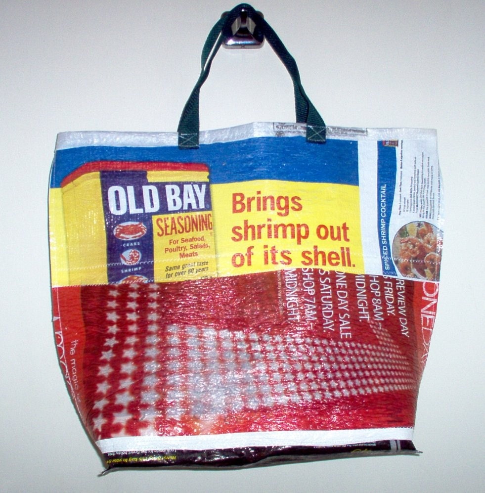 Old Bay recycled plastic shopping bag