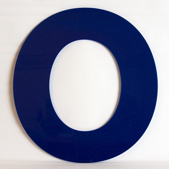 Large Blue Letter O From TomLaurus