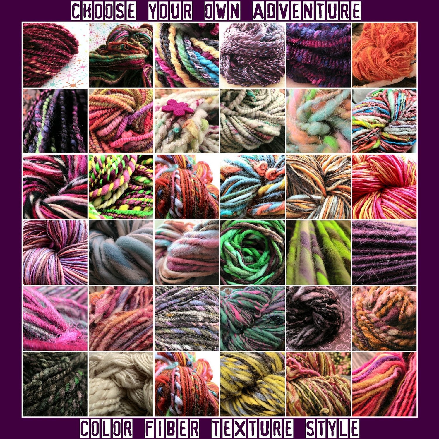 Choose Your Own Adventure Yarn - custom spun to YOUR specifications