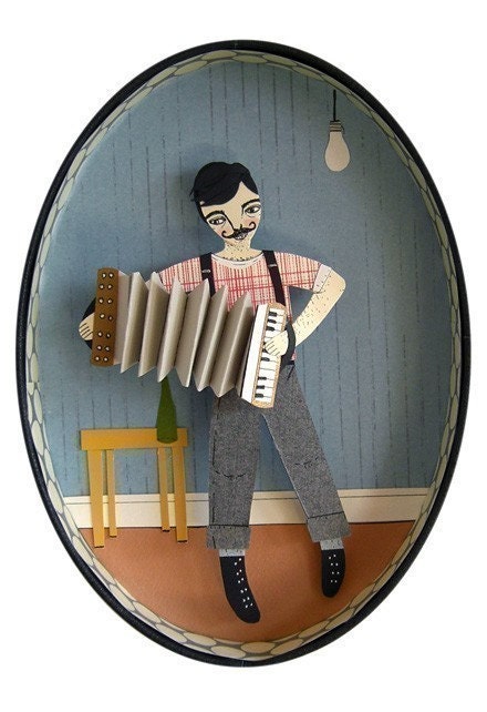 Jayme McGowan Accordion Cut Paper Art