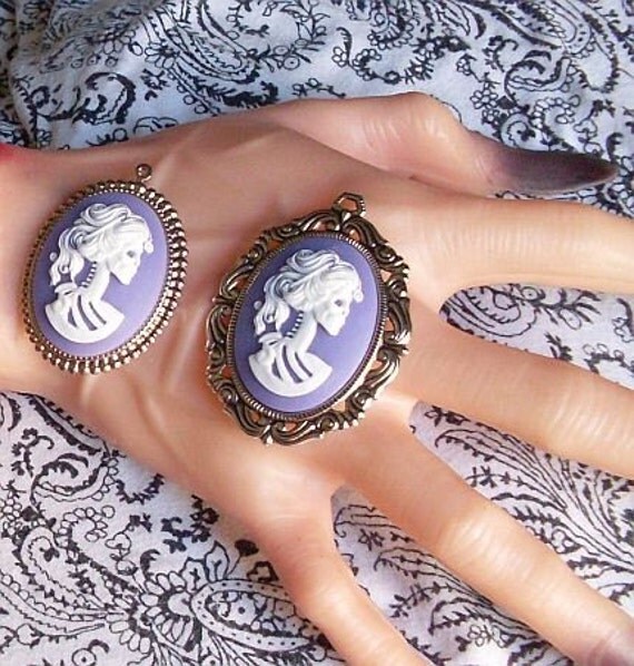 The Gorgeous Death of a Lady Cameo Pendant