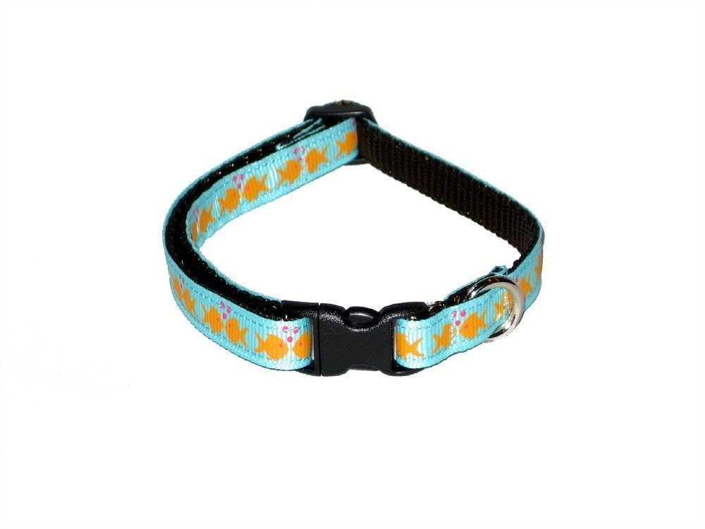 Go Fish - Cat Collar with Breakaway Safety Buckle