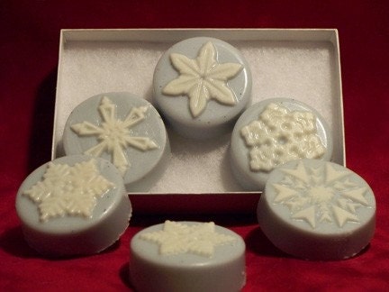 Snow Flakes Guest Soaps