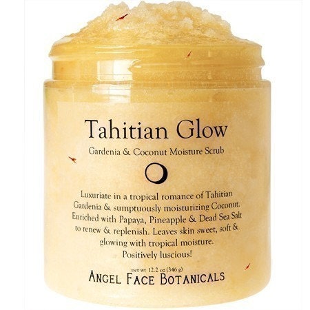 Tahitian Glow - Coconut and Gardenia Moisture Scrub - 2 oz Travel Size