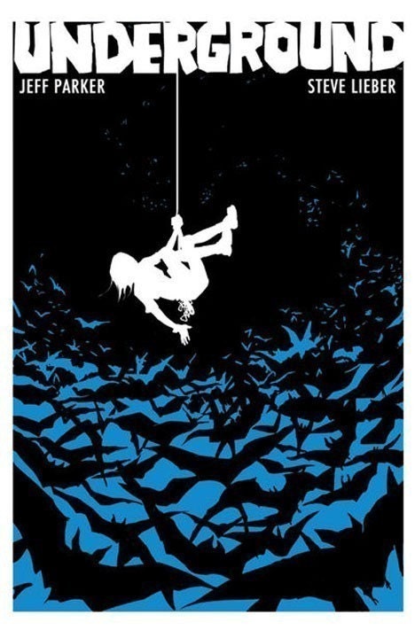Underground tpb by Jeff Parker and Steve Lieber, signed by creators with a sketch by Lieber.