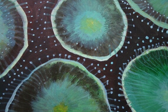 Aboriginal Anemones, original painting