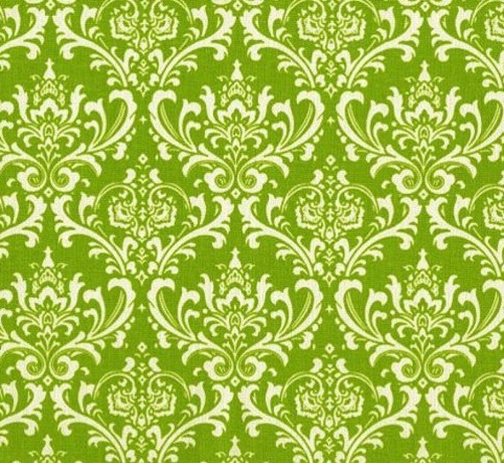 Wedding Chartreuse Lime Green Green Damask Table Napkins