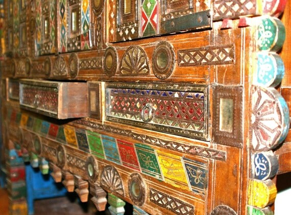 Tribal Dowry Cabinet