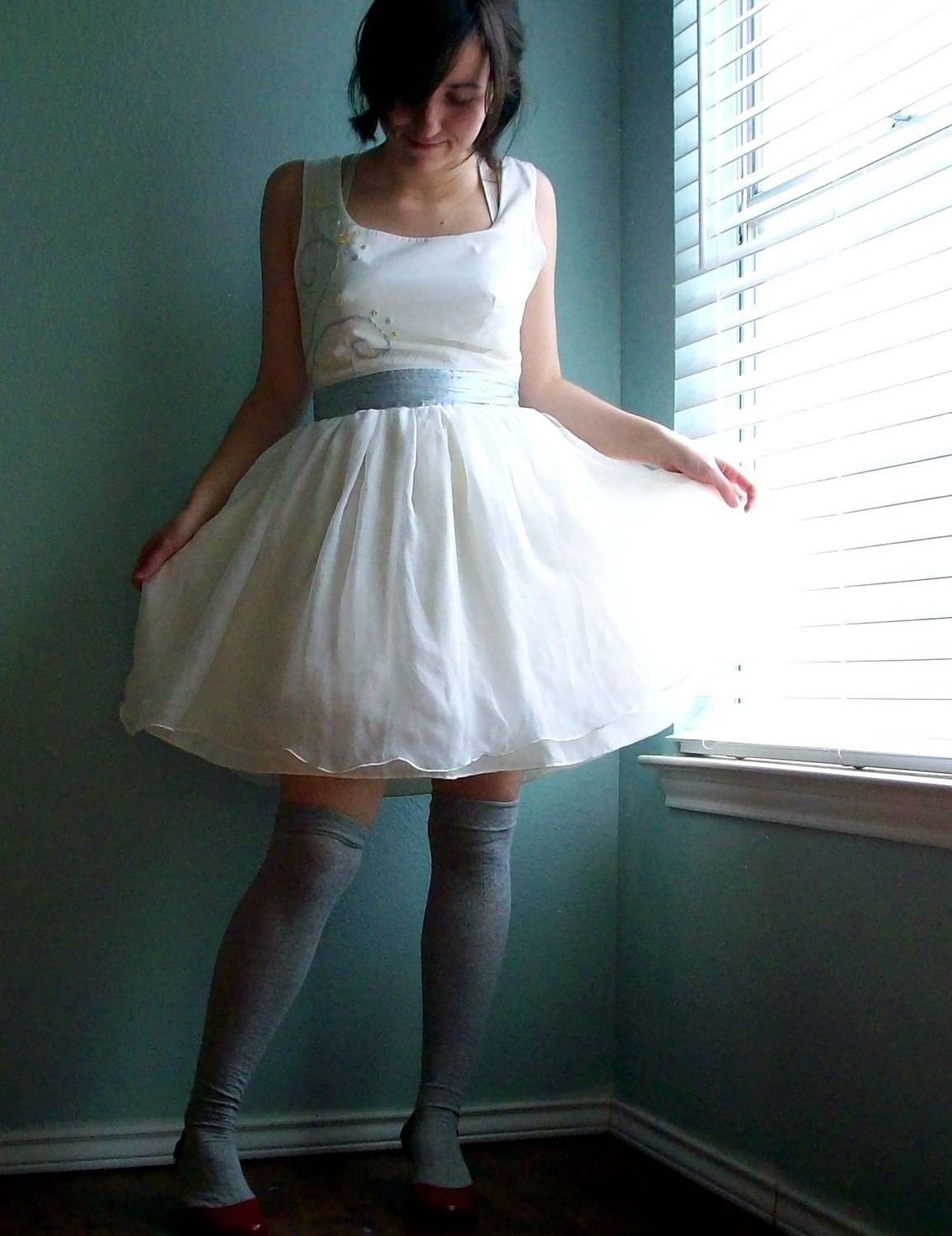 Bridal Silk Dress- Old Rags Design