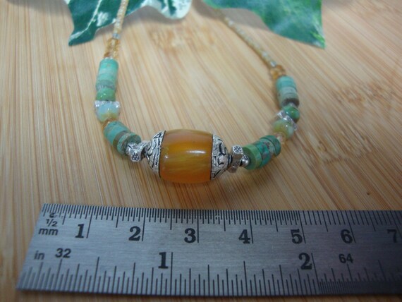 Copal Amber And Turquoise Necklace Preview 4