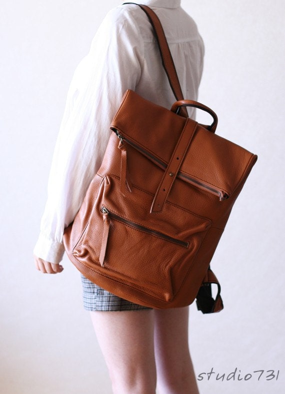 leather backpack brisbane