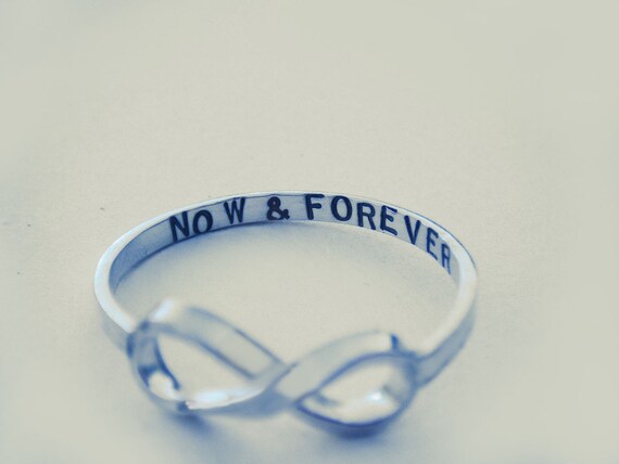 Custom Message Infinity Ring by donnaodesigns