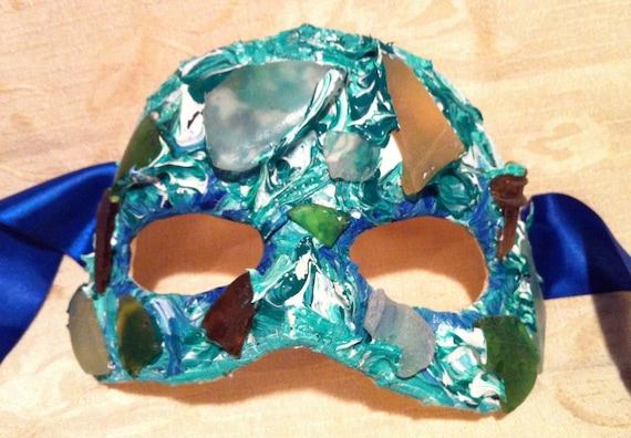 Mermaid/Masquerade/Holiday/Mardi Gras/Ocean/Sea Glass/Costume/Halloween Mask