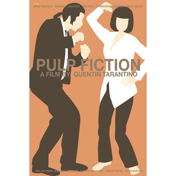 Pulp Fiction 12x18 inches movie poster
