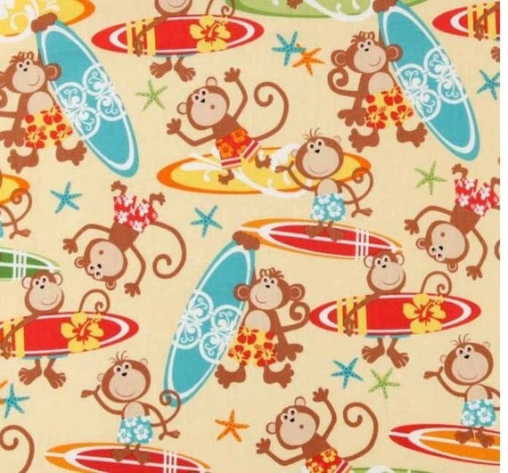 Surfin' Monkeys Surf Boards Yellow Orange