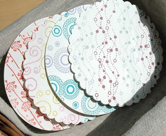 Circle Paper Coaster (30 coasters)