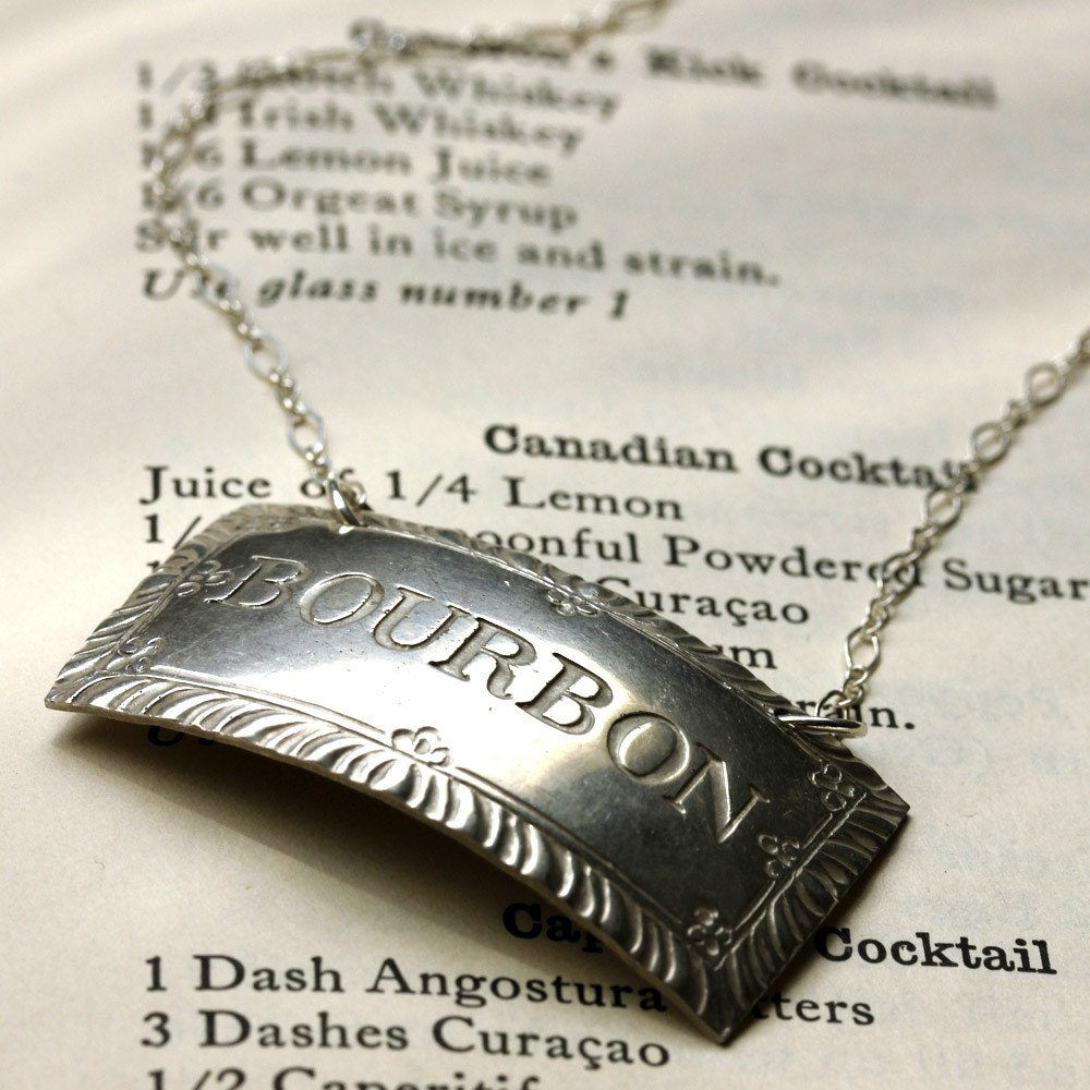 vintage KING COLE COCKTAIL necklace -BOURBON