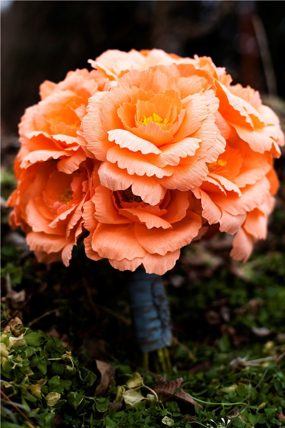 tree peony branch - handmade paper flowers for weddings, gift, or home decor