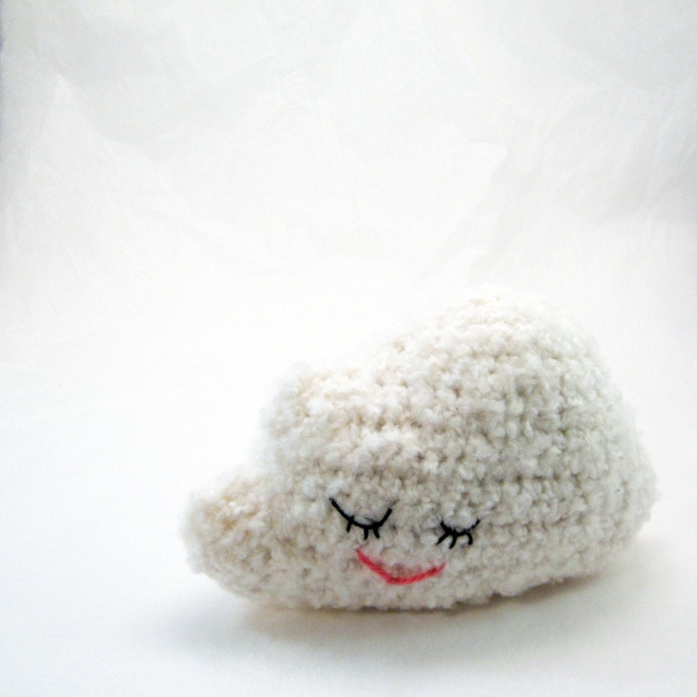 Amigurumi Crochet Pattern - Sleepy Cloud