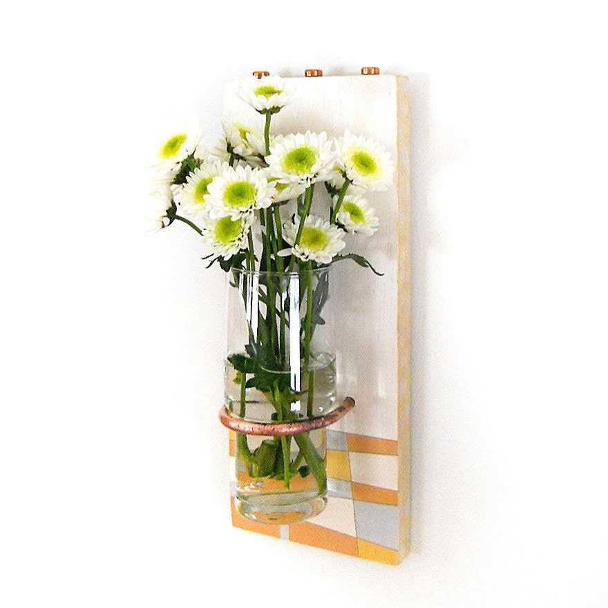 SUNSHINE:  modern wall flower vase