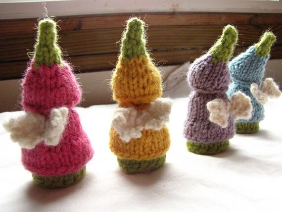 WALDORF KNITTING PATTERN- Flower Fairies