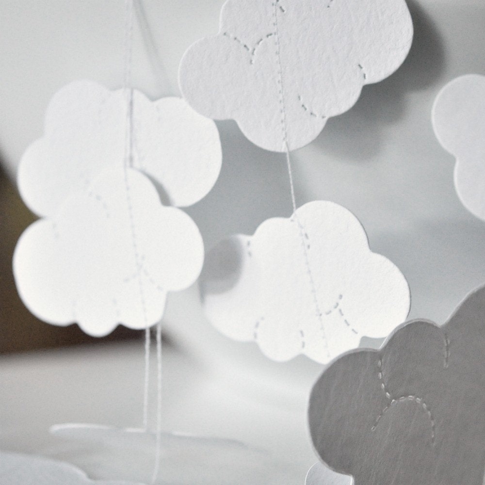 Paper Mobile Sophie's White Clouds