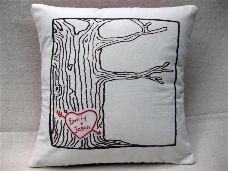Tree Print Pillow Cover by Cozy Blue