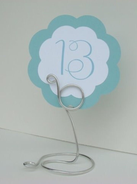 Silver Wedding Table Number Holders 40 From HomesAndWeddings