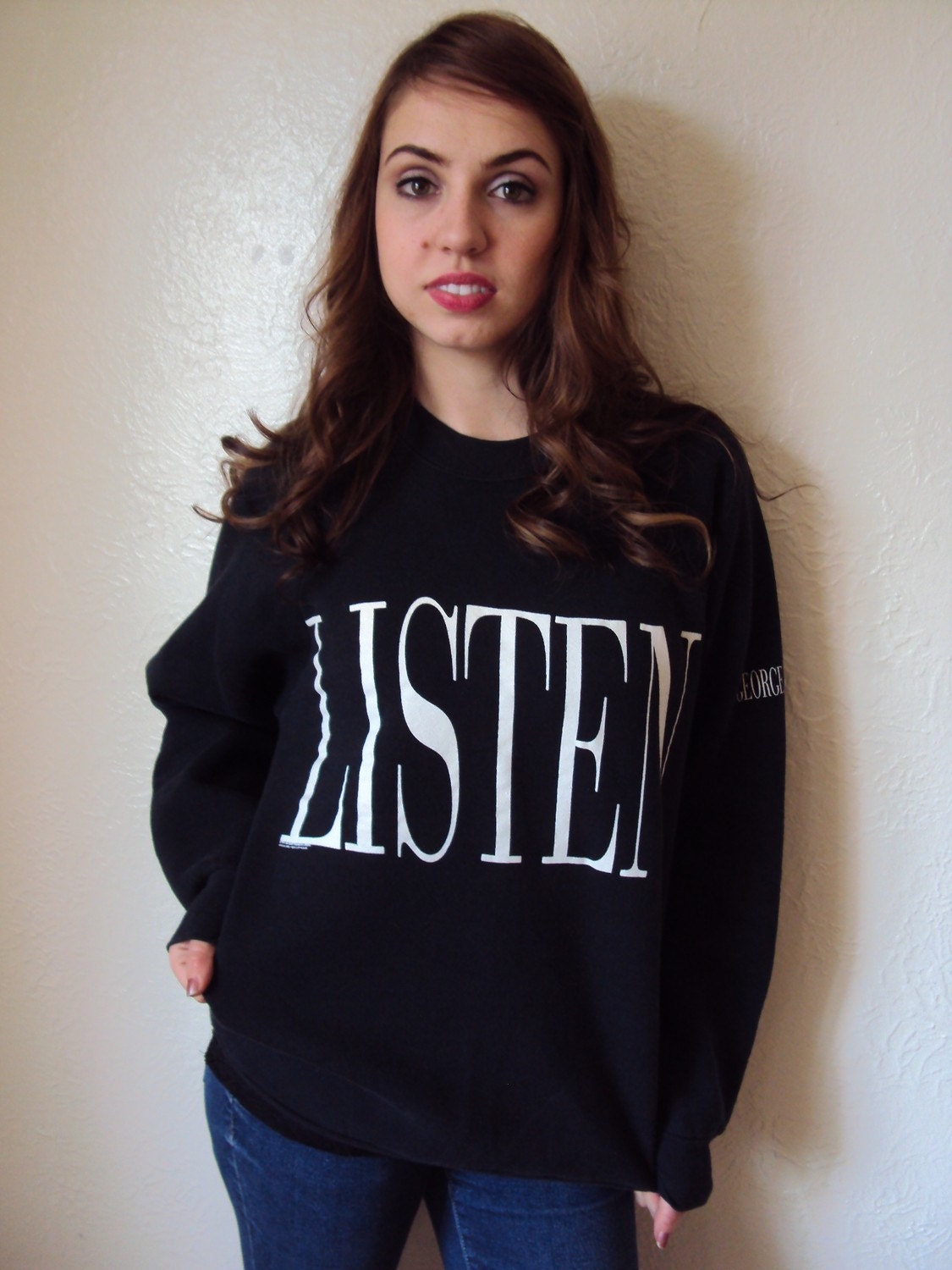 Vintage 1990 George Michael Concert Sweatshirt