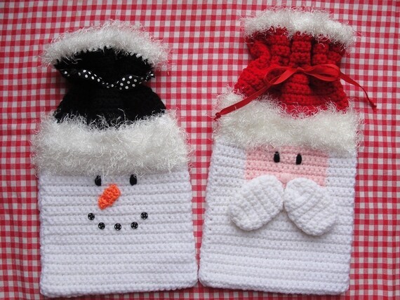 Gift Bags Crochet Pattern Christmas