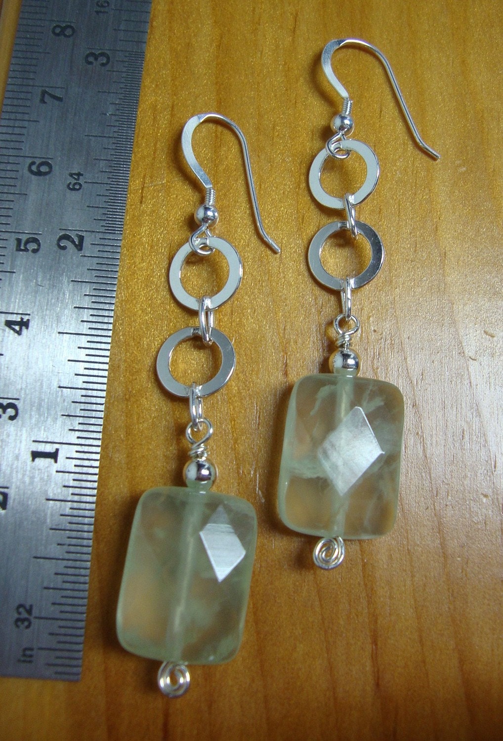 Prehnite Earrings Preview 3