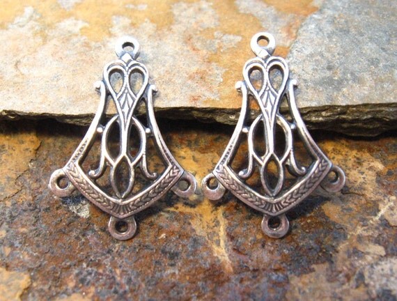 2 Antique Gold Zilah Connectors - Chandeliers  -  Trinity Brass