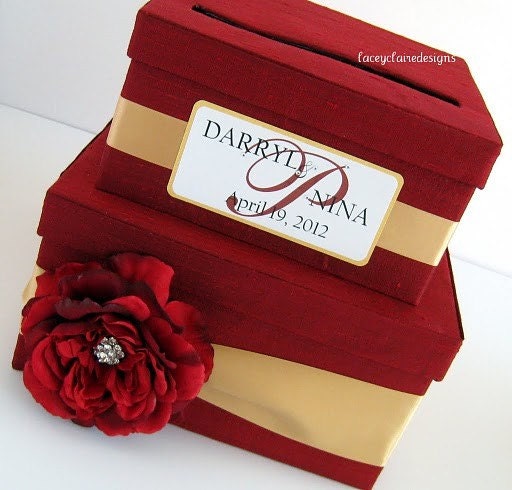 Wedding Card Box Wedding Money Holder Wedding Money Box You customize