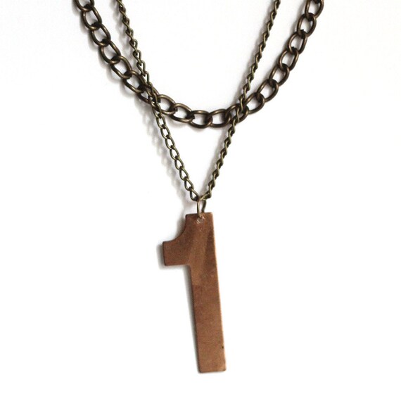 lucky number necklace - no.1