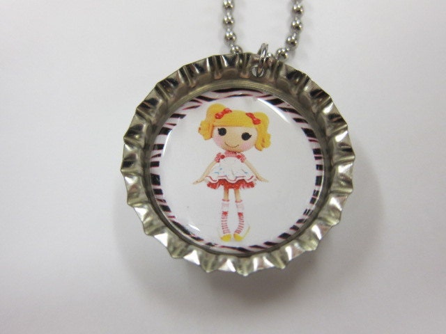 Bottlecap Necklace - LALALOOPSY Doll
