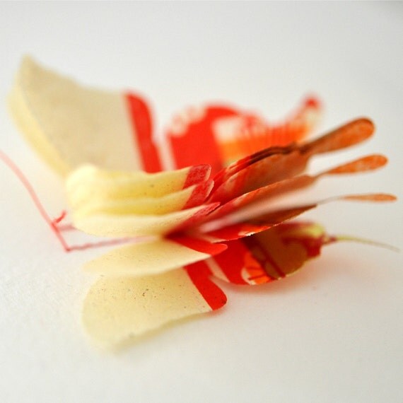 Layered Butterfly Gift Card Orange