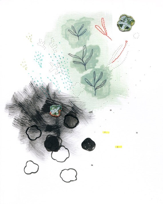 archival fine art giclee print . plant life . step through