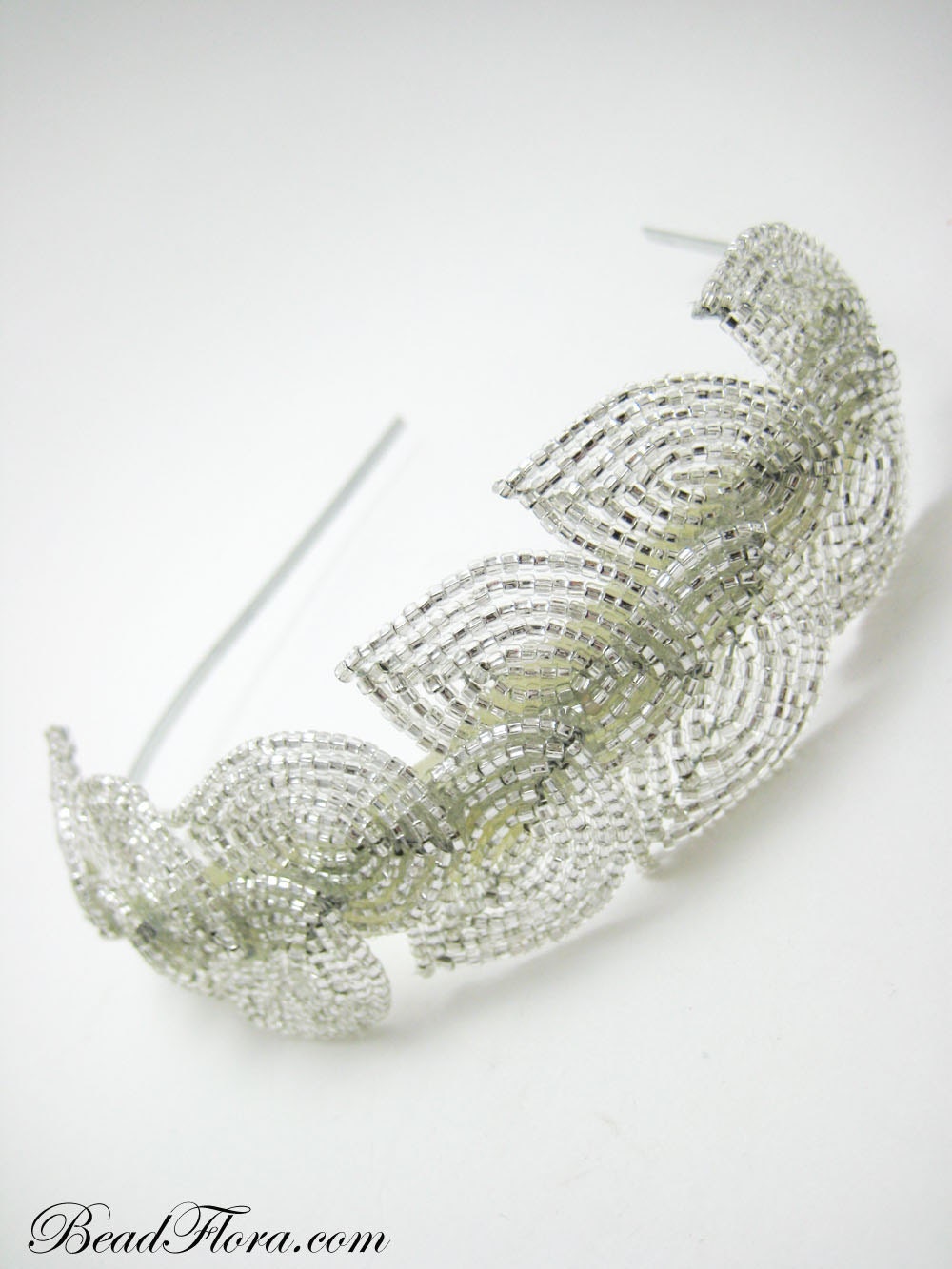 headband, silver leaf head band, Aphrodite Grecian goddess inspired - winter wedding, great for new years eve party