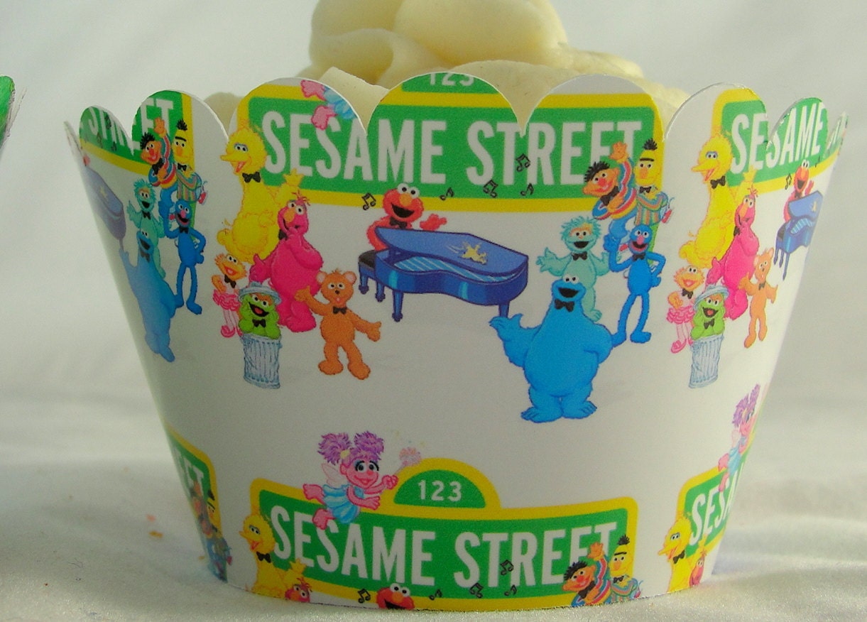 Sesame Street Cupcake Wrappers