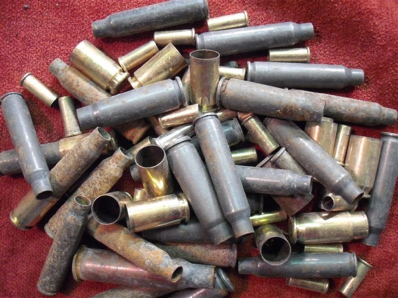 Bullet Shells and Casings - Huge Lot - Bite The Bullet