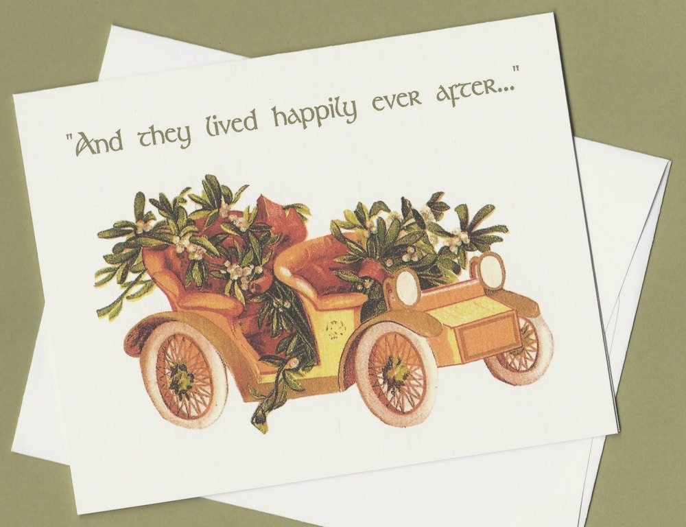 Wedding Card, Happily Ever After, Congratulations card