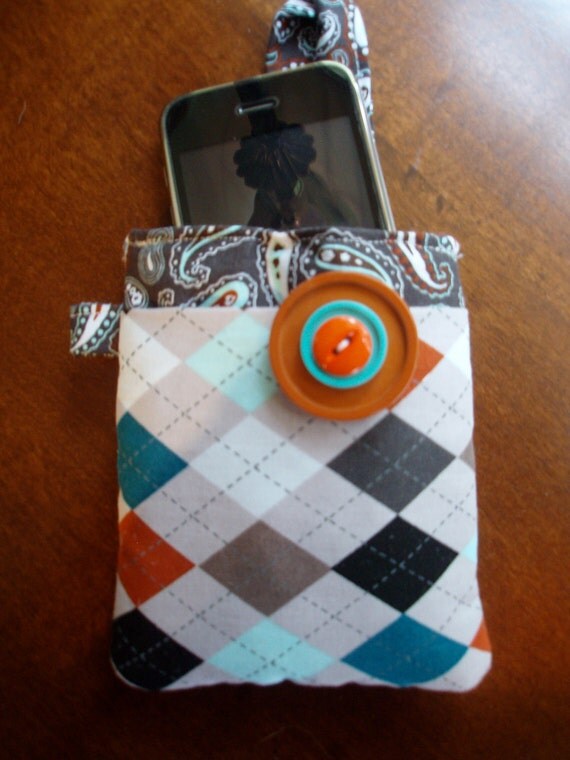 Seth's Awesome Adventure Argyle and Paisley iPod/iPhone case