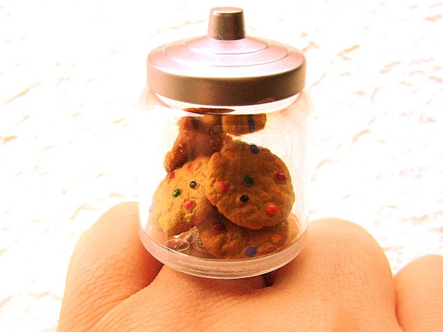 Cookie Jar Ring Miniature Food Ring