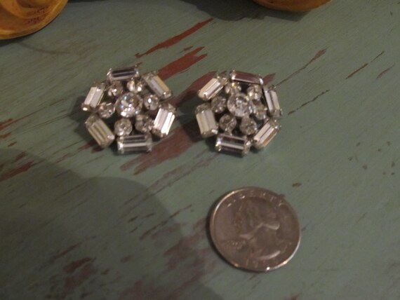 Earrings from the 60's Bezel Set