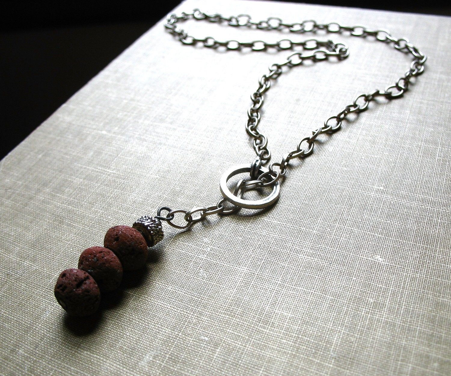 lava rock necklace