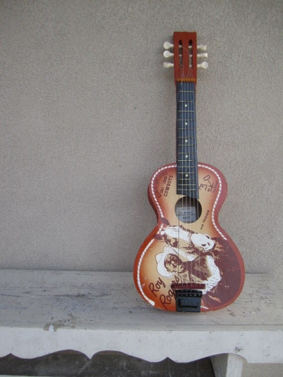 Vintage Roy Rogers Childs Guita...