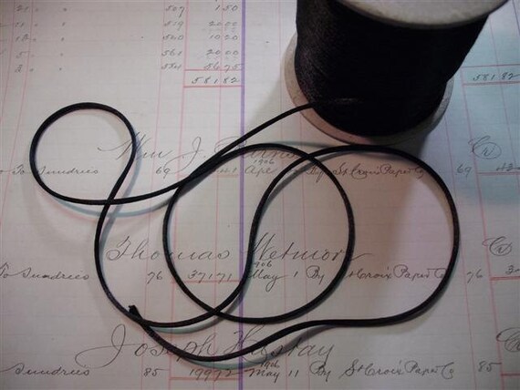 Black Satin Rattail Cord 2mm - 144 Yard Spool - What A Buy